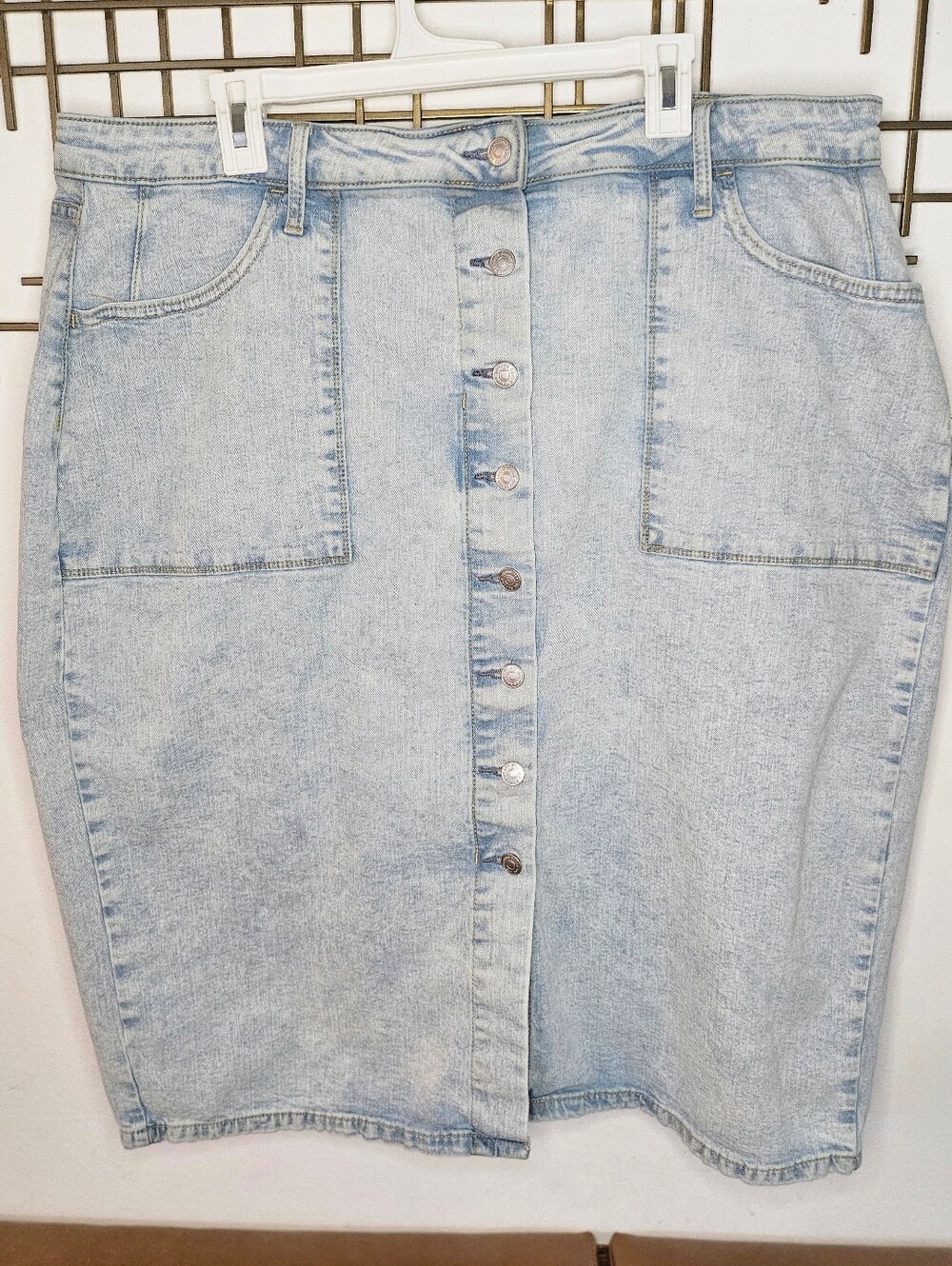 20- Sonoma- Light Blue Denim Skirt